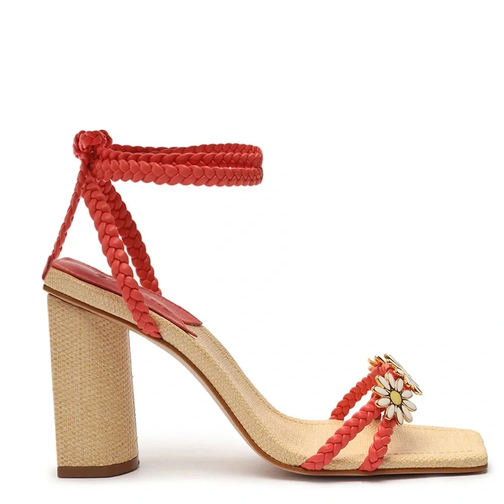 ❤️❤️ Schutz Hina Atanado Leather Sandal ❤️❤️
